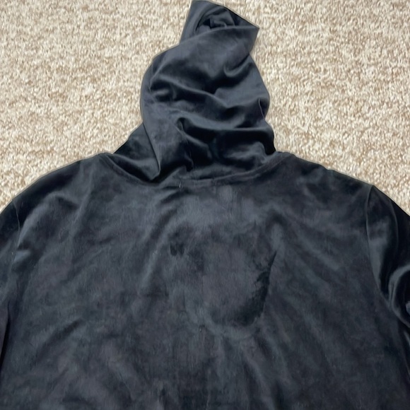 Hot Touch Black Velvet Jacket Size M - Picture 7 of 7